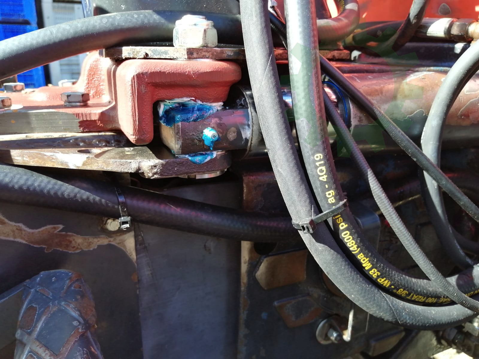 manutenzione trattore agricolo punto di ingrassaggio