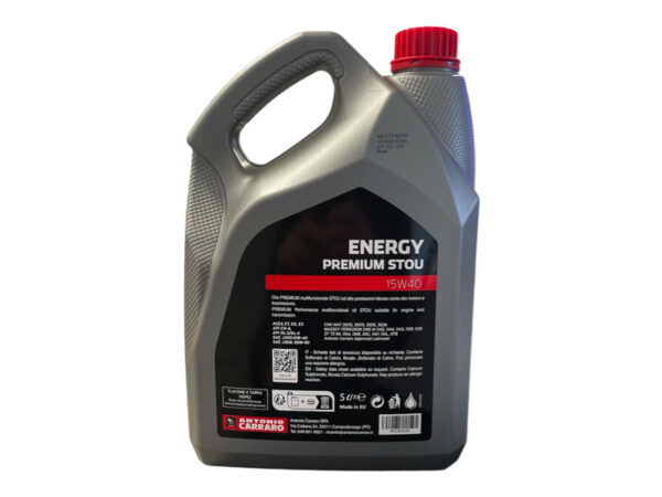 15w40 Olio Energy Premium STOU Antonio Carraro
