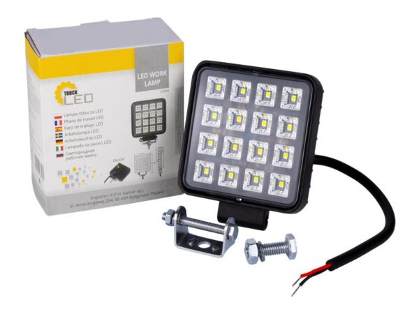 Faro da lavoro trattore led 12/24V 24W
