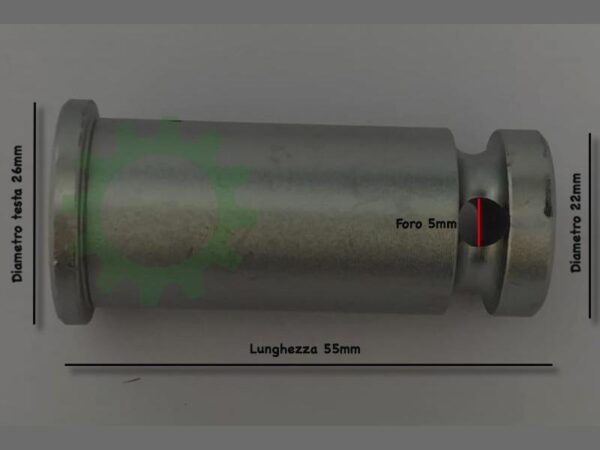 Perno gancio di traino per trattori Antonio Carraro 32021437