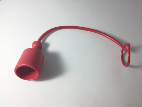 Tappo innesto rapido da 1/2 in gomma con anello di aggancio