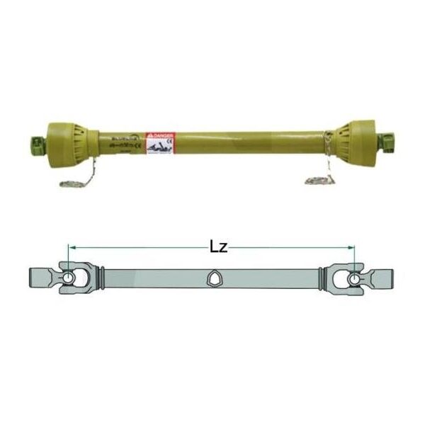 albero-cardanico-trattore-blueline-categoria-5 Albero cardanico trattore categoria 5 Blueline 5x1000