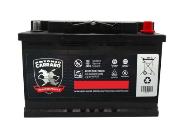 Batteria per trattore 100L4 12V 100Ah 850A Antonio Carraro