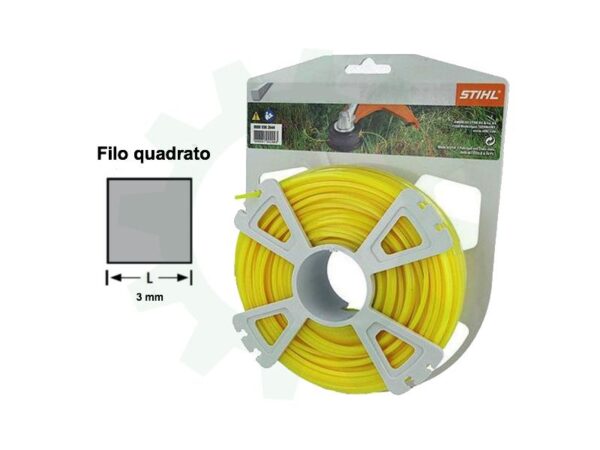 Filo decespugliatore STIHL giallo 3mm quadrato