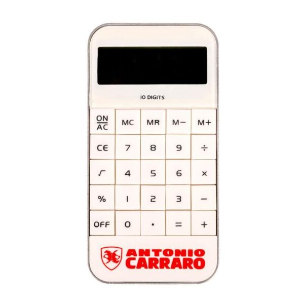 Calcolatrice tascabile Antonio Carraro a 10 cifre in ABS
