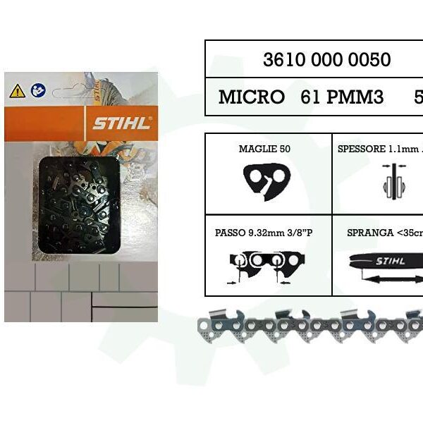 Catena per motosega Stihl MS 180 50 maglie
