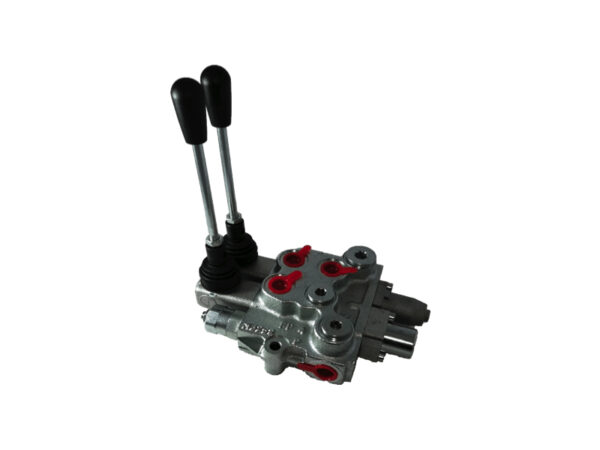 Distributore idraulico per trattore a 2 leve con filettatura 3/8