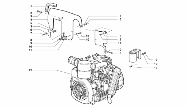 A01-0020 ESPLOSO APPLICAZIONE MOTORE 3700