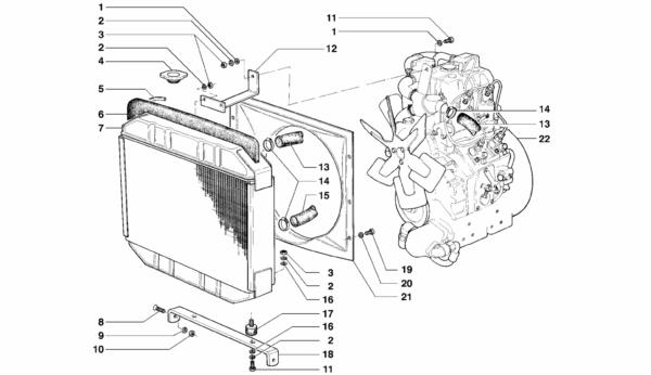 A01-0030 ESPLOSO APPLICAZIONE MOTORE 4200