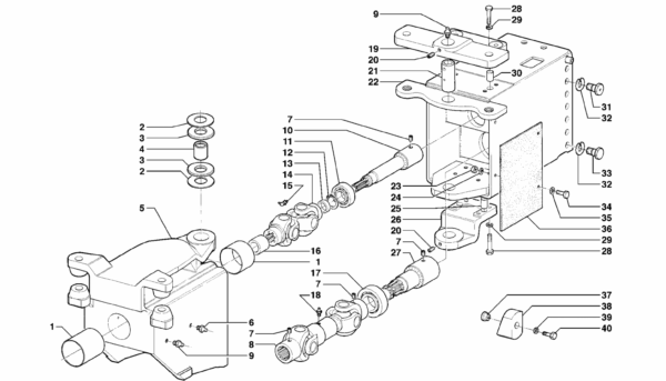 B02-0020 ESPLOSO CORPO E TRASMISSIONE CENTRALE