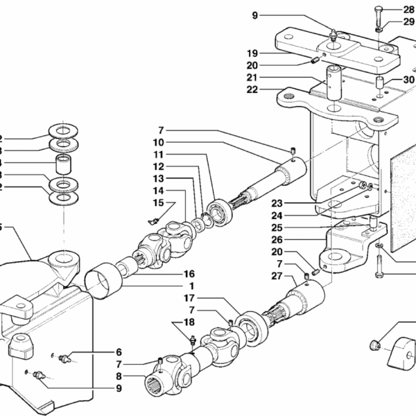 B02-0020 ESPLOSO CORPO E TRASMISSIONE CENTRALE