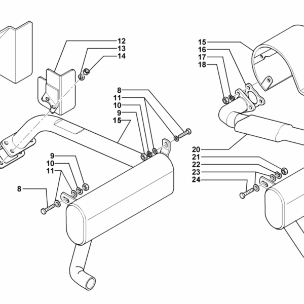 A02-0030 MARMITTE SCARICO GAS 5400 8400
