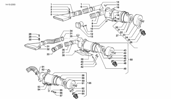 A03-0010 ESPLOSO FILTRO ARIA SUPERTIGRE