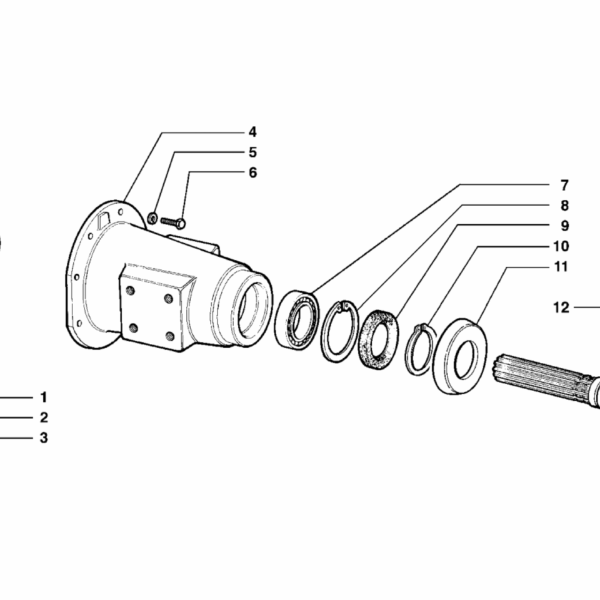B04-0040 ESPLOSO PONTE ANTERIORE SUPERTIGRE SERIE 21
