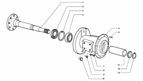 B05-0020 ESPLOSO PONTE POSTERIORE