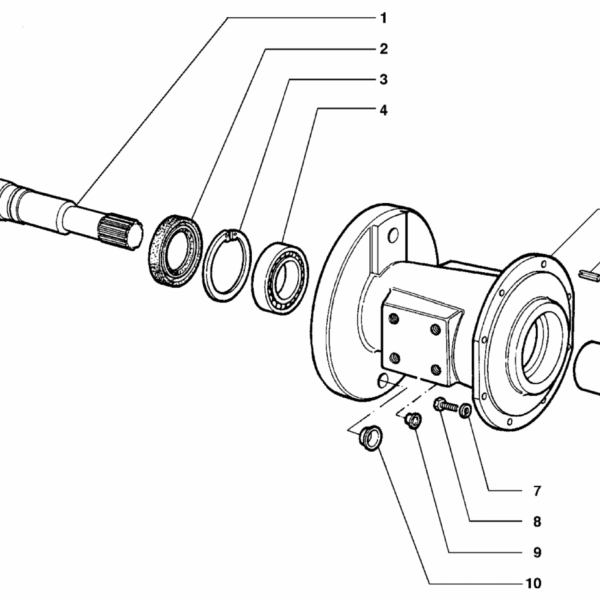 B05-0020 ESPLOSO PONTE POSTERIORE