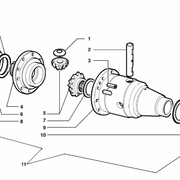 B06-0010 ESPLOSO DIFFERENZIALE A DUE SATELLITI