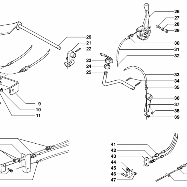 image-0-e1740557504574 C04-0010 ESPLOSO COMANDO ACCELERATORE E ARRESTO MOTORE