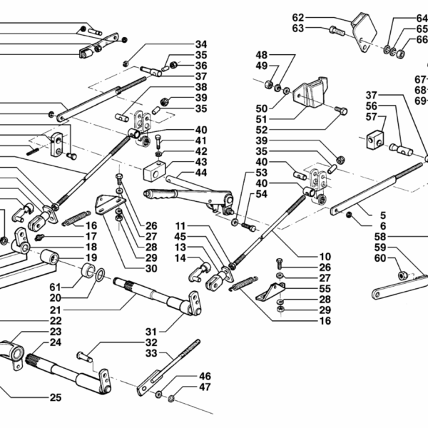 C06-0010 ESPLOSO COMANDO FRENI