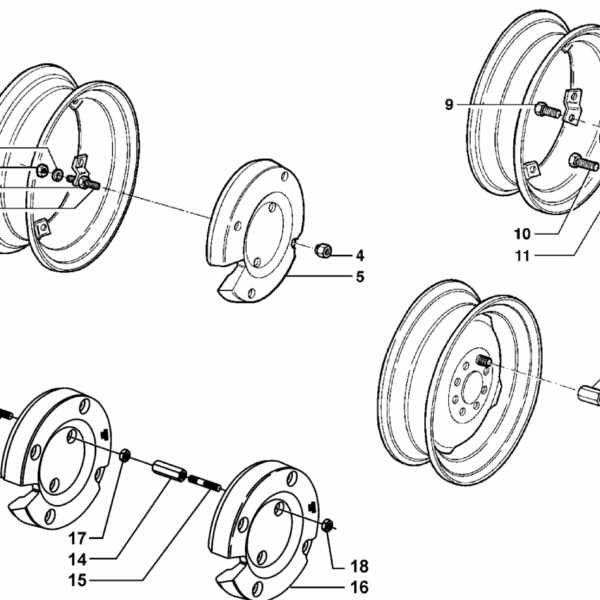 G01-0010 ESPLOSO ZAVORRE RUOTE