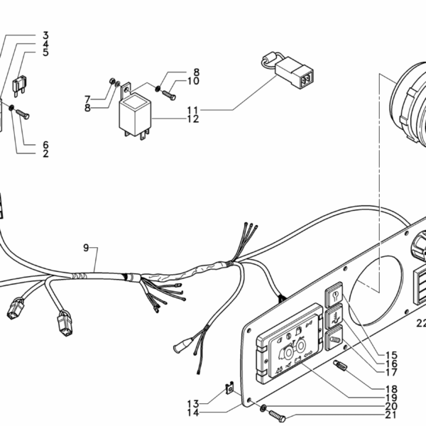 F04-0040 ESPLOSO STRUMENTAZIONE