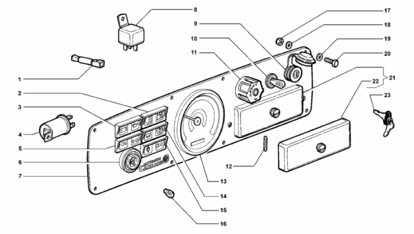 F04-0020 ESPLOSO STRUMENTAZIONE