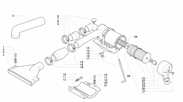 A03-0030 FILTRO ARIA 5400 E 8400