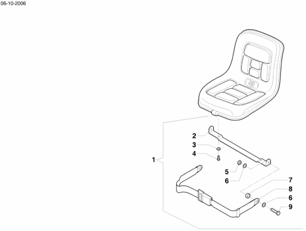E05-0050 ESPLOSO KIT CINTURE DI SICUREZZA