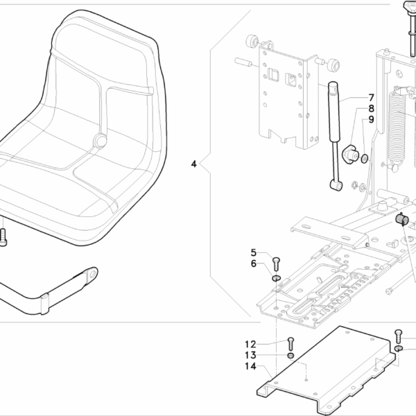 E05-0040 ESPLOSO SEDILE