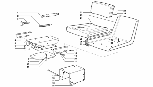 E05-0010 ESPLOSO SEDILE