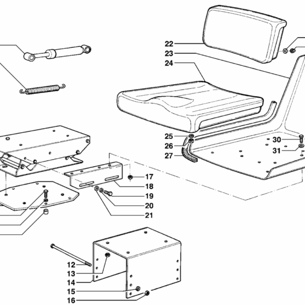 E05-0010 ESPLOSO SEDILE