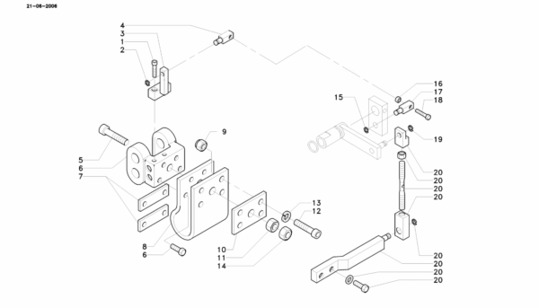 D04-0070 GRUPPO ATTACCO 3° PUNTO SFORZO CONTROLLATO