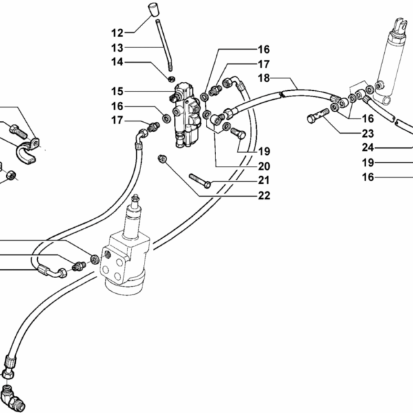 D04-0010 ESPLOSO IMPIANTO IDRAULICO DA IDROGUIDA A SOLLEVAMENTO