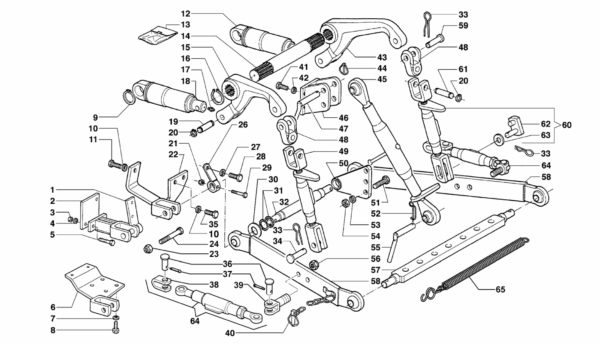 D01-0040 ESPLOSO DISPOSITIVO ATTACCO ATTREZZI