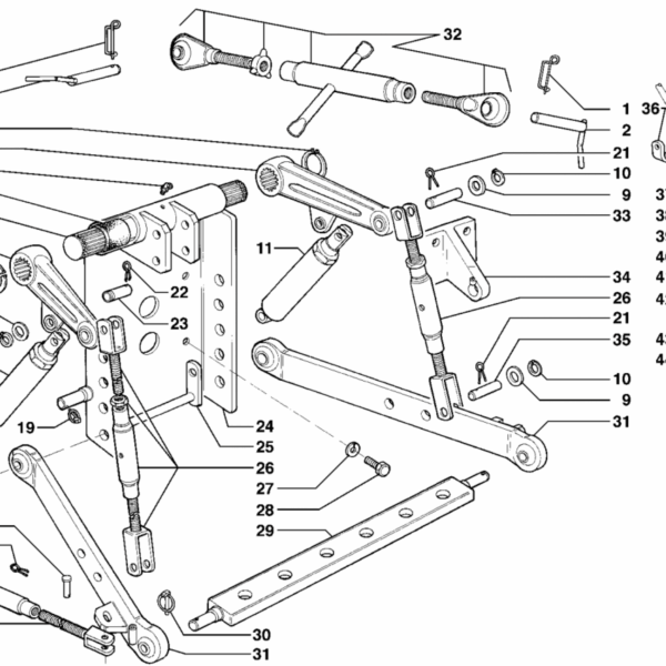 D01-0020 ESPLOSO DISPOSITIVO ATTACCO ATTREZZI