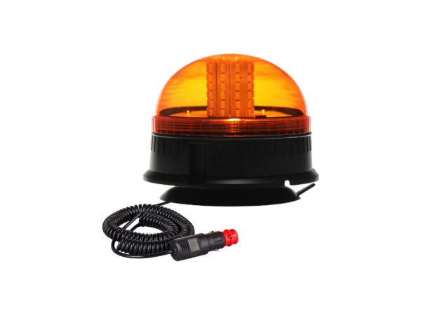 Lampeggiante per trattore led da 12/24V a base magnetica