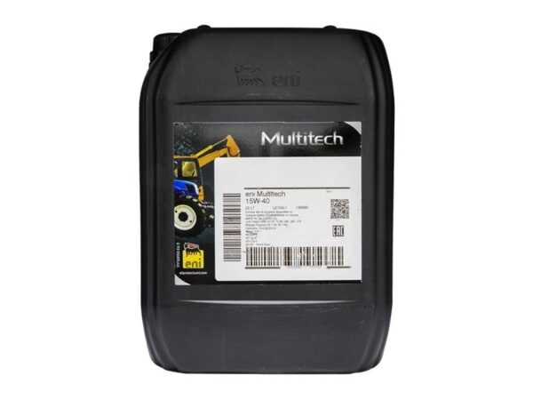 Olio motore 15W40 Eni multitech lubrificante per cambio e motore 20Litri