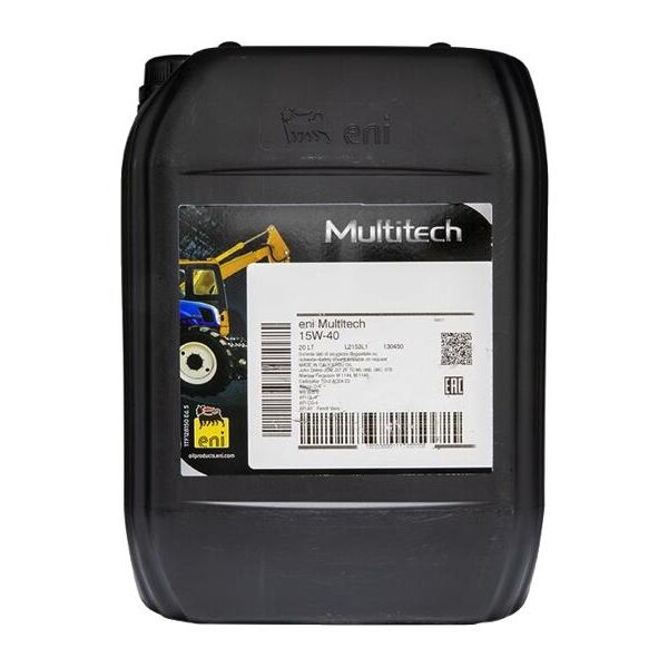 olio-motore-15w40-eni-multitech Olio motore 15W40 Eni multitech lubrificante per cambio e motore 20Litri