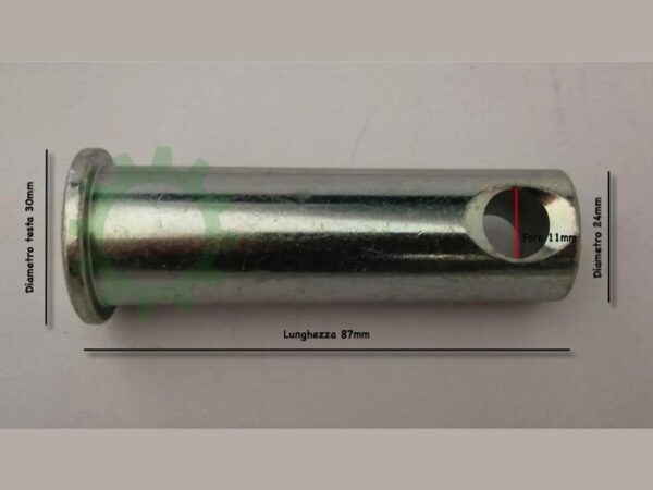 Perno attacco attrezzi diametro 24mm Antonio Carraro 32021815