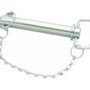 Perno traino trattore 28mm con spina e catena AMA