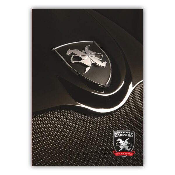 Quadernone a quadretti con le immagini dei trattori Antonio Carraro