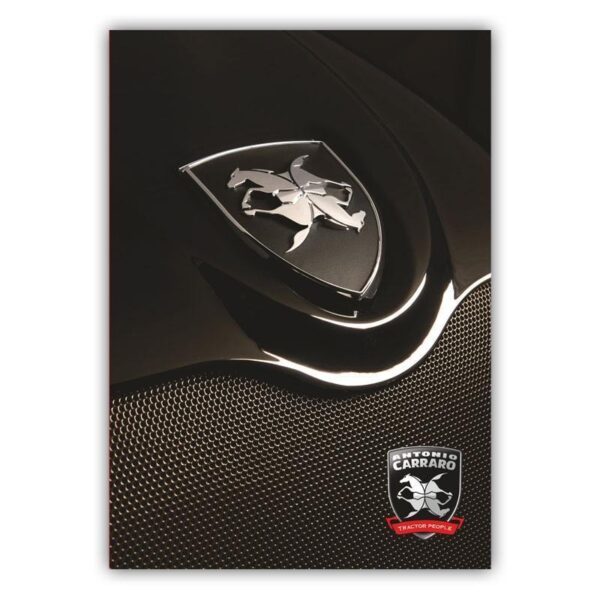 Quadernone a quadretti con le immagini dei trattori Antonio Carraro