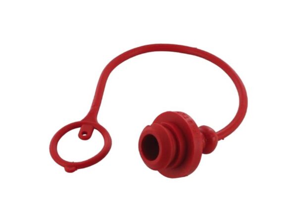 Parapolvere per innesti rapidi femmina da 1/2 in gomma con anello di aggancio