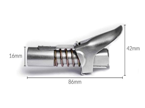 Testina ingrassatore attacco rapido adatta per alte pressioni