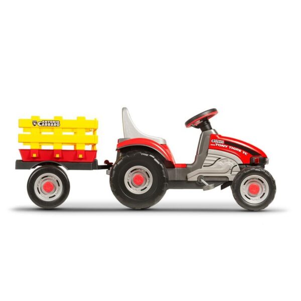 Trattore a pedali con rimorchio per bambini Peg Perego Antonio Carraro