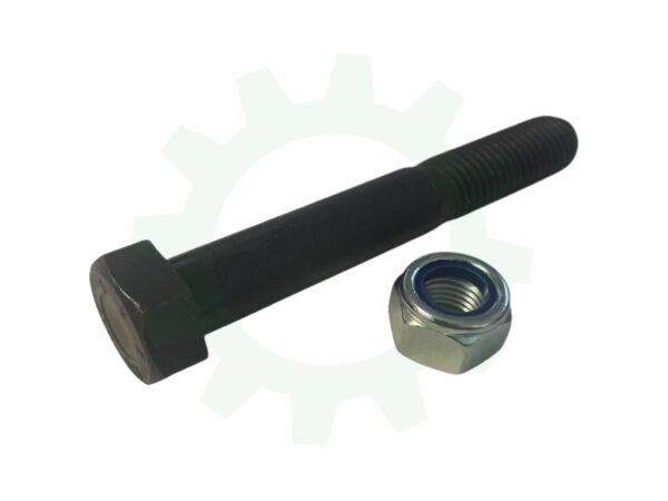 Vite per mazze trincia completa di dado 10.9 AB M 16x100 testa 24mm