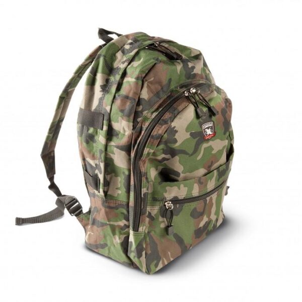 Zaino camouflage piccolo con logo Antonio Carraro ideale per il trekking