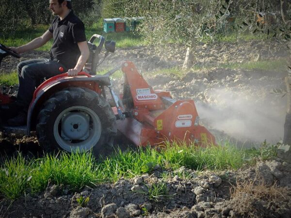 Fresa maschio modello W zappatrice leggera con spostamento laterale manuale